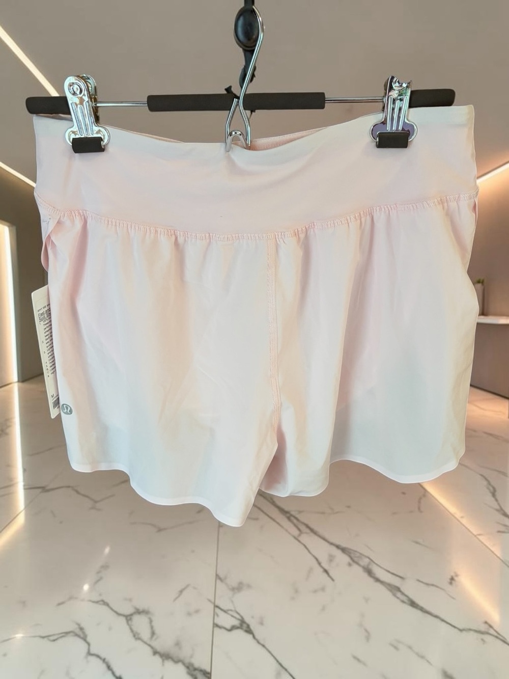 NWT Light Pink Lululemon Fast and Free High-Rise Split Short 3" women’s - Picture 2 of 5